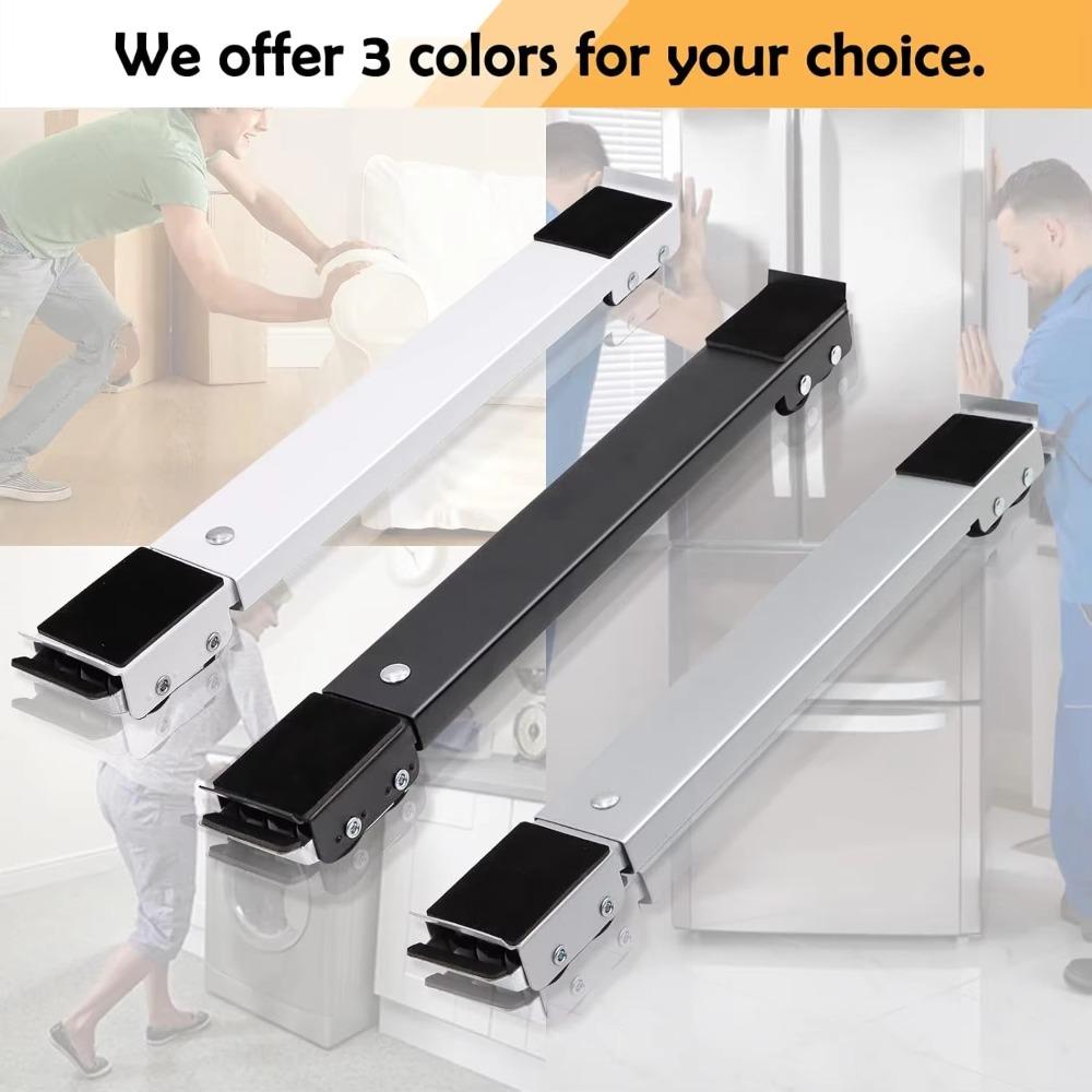 2PCS Adjustable Refrigerator Universal Wheels Movable Furniture Moving Tools