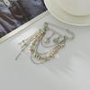 Elegant Metal Chain Tassels Brooch Badge With Layered Effect For Adding Flair To Coats Bags And Various Garments