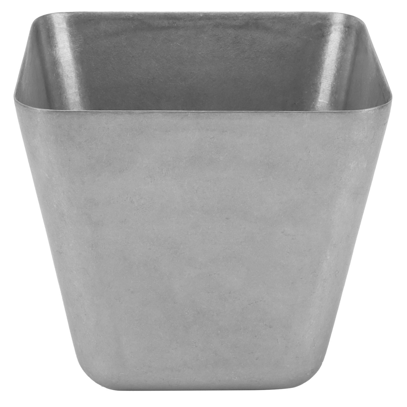 Konnwei 19Oz Stainless Steel Food Dish Retro Quadrate Sauce Bowl Seasoning Plate For Home Restaurant