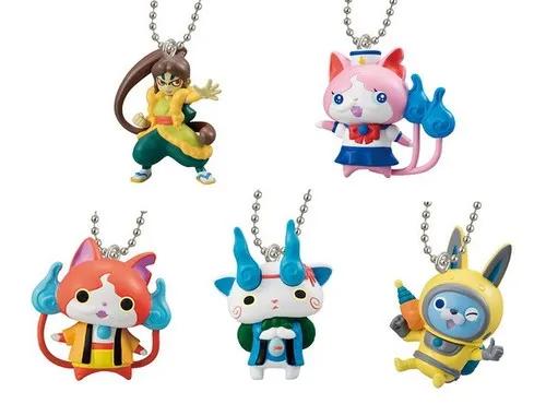 Jucării Capsulă Yo-kai Watch JIBANYAN 5 Tipuri Figurină de Acțiune Drăguță Accesorii pentru Telefon Pandantiv Gashapon Autentic