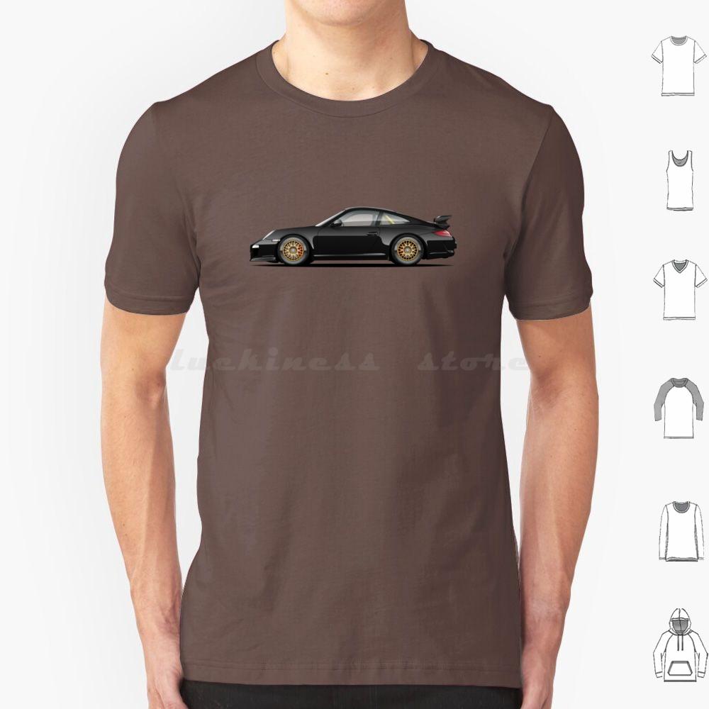 Gthree T Shirt Cotton Men Women DIY Print 997 V8 V10 V12 English Germany Japan Motor Automotive Vector Car Cars Car Art Yellow