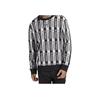 Adidas Originals Trefoil D Crew Colorblock Stripe Sweatshirt Men Sweatshirt Black White FM2292