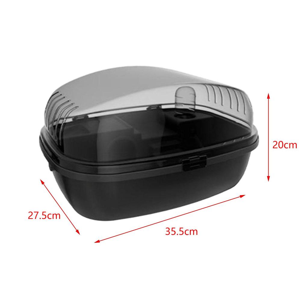 Hamster Cage Openable Top Ventilation Clear Exercise Playing House Habitat for Mice Small Animals Gerbils Bunny Sugar Glider