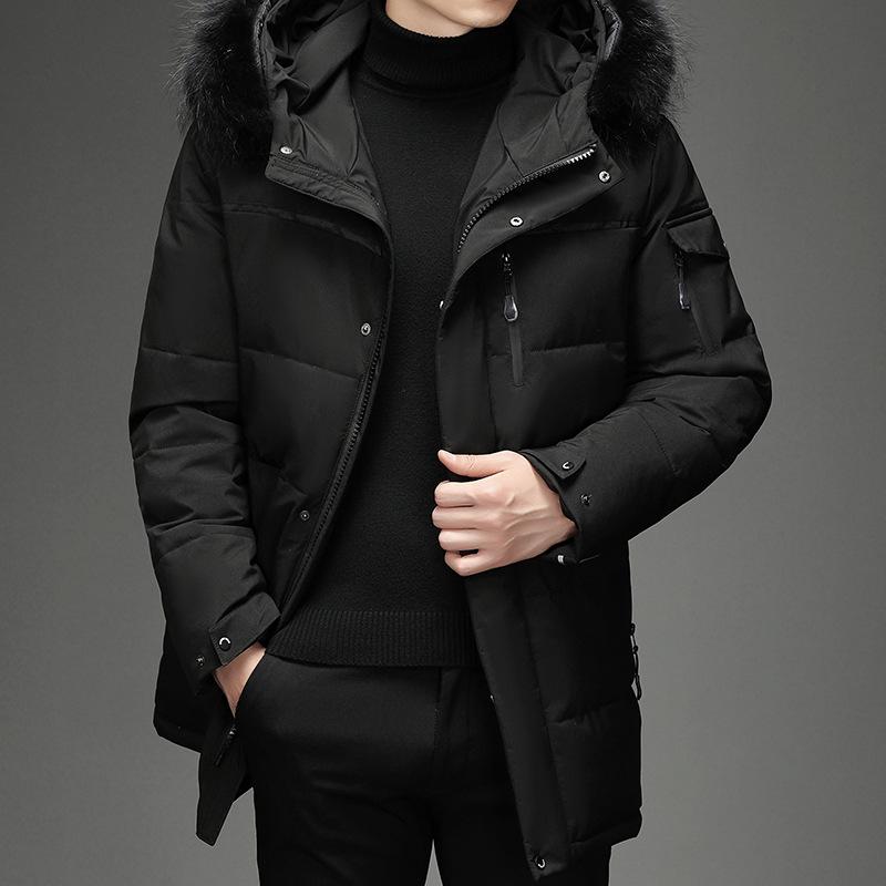 

Men s Short Thickened Down Jacket - Korean, European, American Fashion Outdoor Coat L