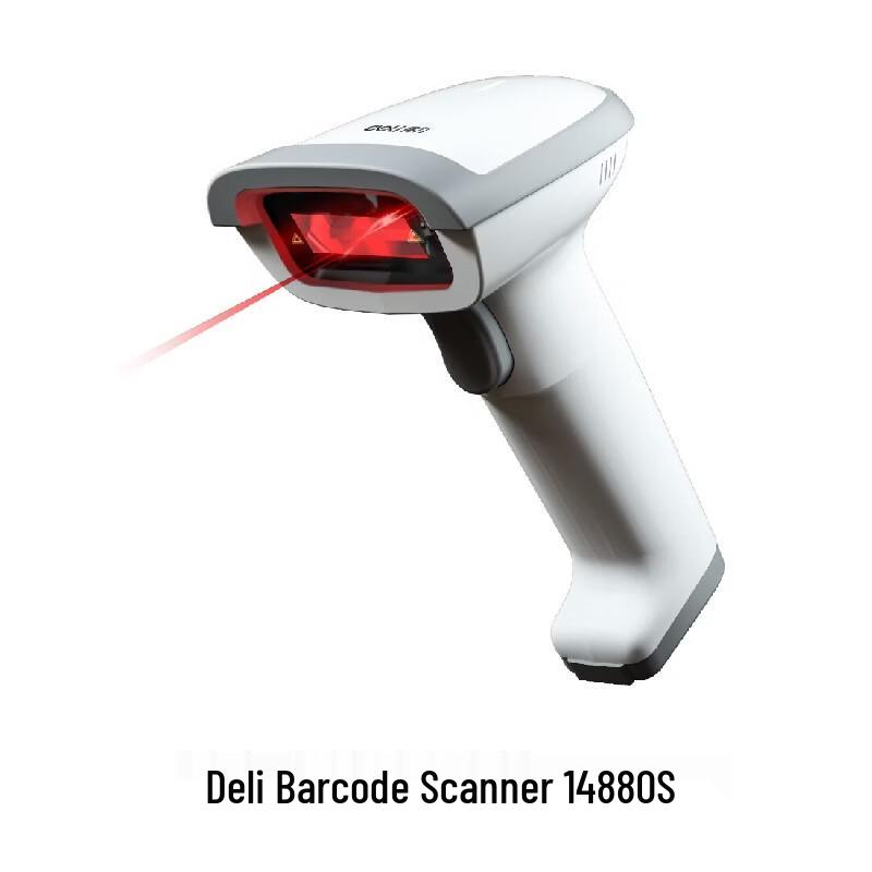 Deli Wired 1D Laser Barcode Scanner