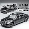 1/24 Legierung Automodell Spielzeug Benz S400L Metalldruckguss Modellfahrzeug Exquisite Handwerkskunst Sound Light Collection Kindergeburtstagsgeschenk