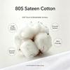 Luxuriöses 600TC Baumwollsatin Bettwäsche-Set 4-teilig Hotelqualität Weiß Bettbezug Laken Kissenbezüge für Schlafzimmer Queen
