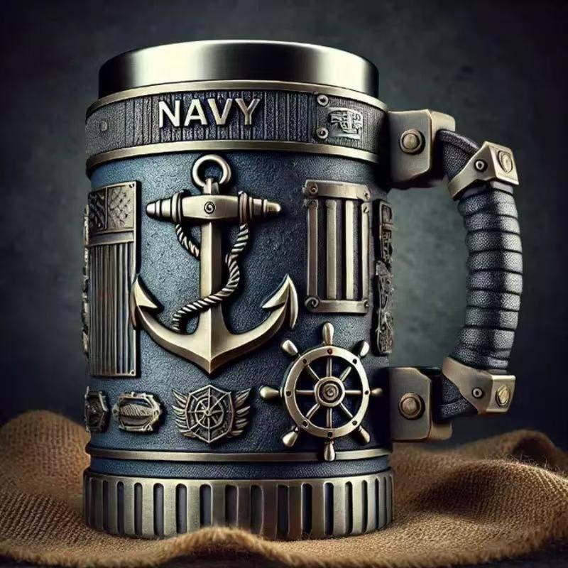 

US Army 5th Anniversary D-Resin Commemorative Military Theme Mug