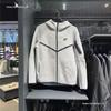 Casual Sportpak voor Koppels: Winddichte Jas met Capuchon & Gebreide Joggingbroek voor Hardlopen & Fitness