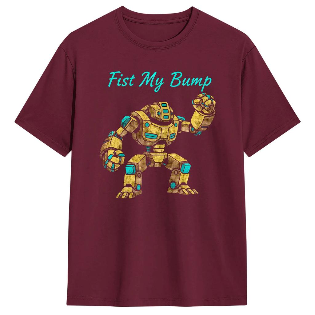 Casual TShirt Summer Project Hail Mary Fist My Bump Novelty TShirts Pure Cotton Tee Shirt for Unisex Aesthetic Short Sleeve Tees