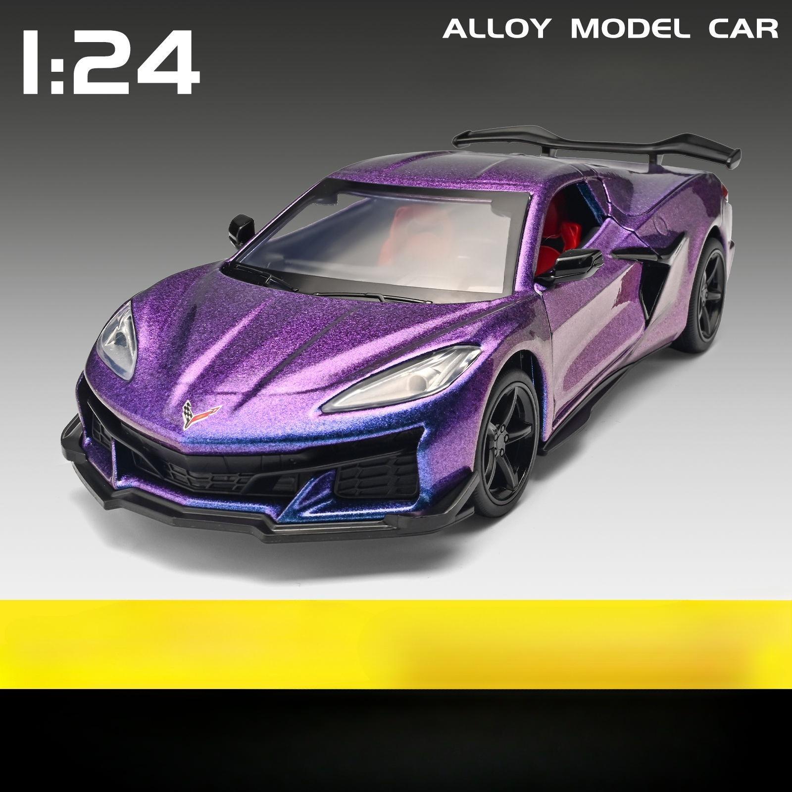 

1:24 Z06 Sports Car Alloy Simulation Car Model Diecasts & Toy Vehicles Cars Decoration Toys For Children Boy
