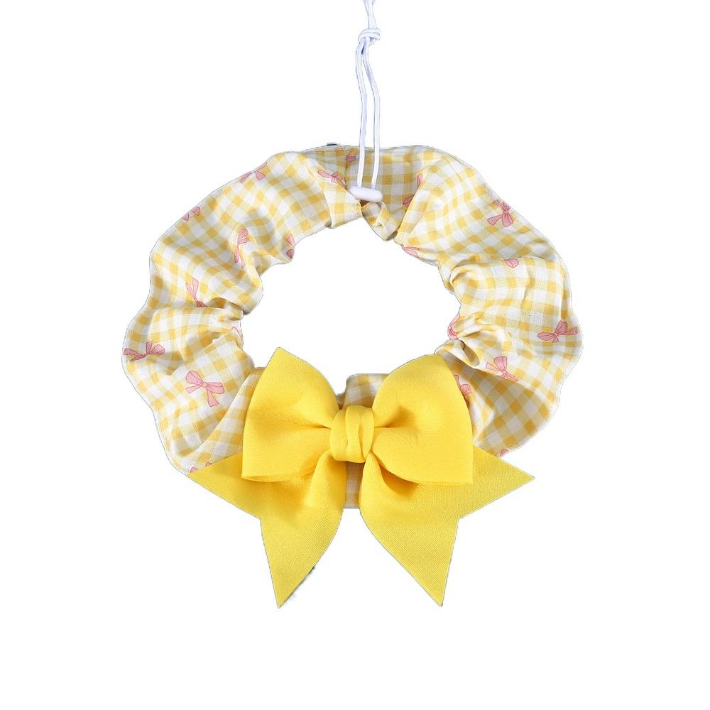 

Cosplay Cats Plaid Collar Lovely Dog Neckerchief Exquisite Puppy Necklace Pet Accessories S жёлтый