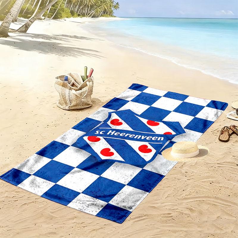 SC Heerenveen Print Beach Towel, Large Soft Quick Dry Towel for Beach Camping Swimming