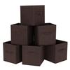 Foldable Open-Top Toy Storage Bin and Wardrobe Organizer