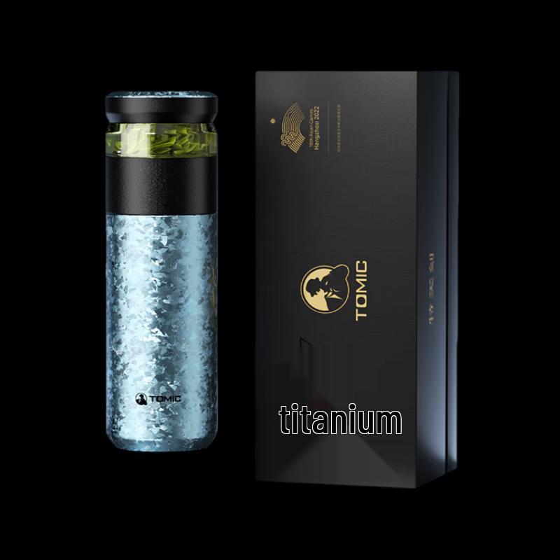 TOMIC Pure Titanium Tea Infuser Bottle
