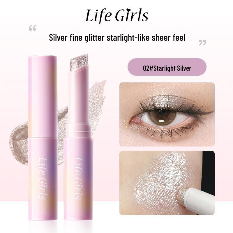 

Girls Life Многоцветные тени-стик: Водянистое желе, мерцающий глиттер, матовый финиш, нанесение в одно касание, стойкий хайлайтер. 2.8g