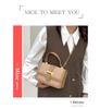2023 European & American Retro Women's Shoulder Bag Crossbody Handbag - Fashionable Temperament Small Square Bag
