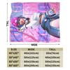 Overwatch Kiriko Blanket Quality Super Warm  Throw Blanket Winter Decorative Couch Bed Aesthetic Bedspread