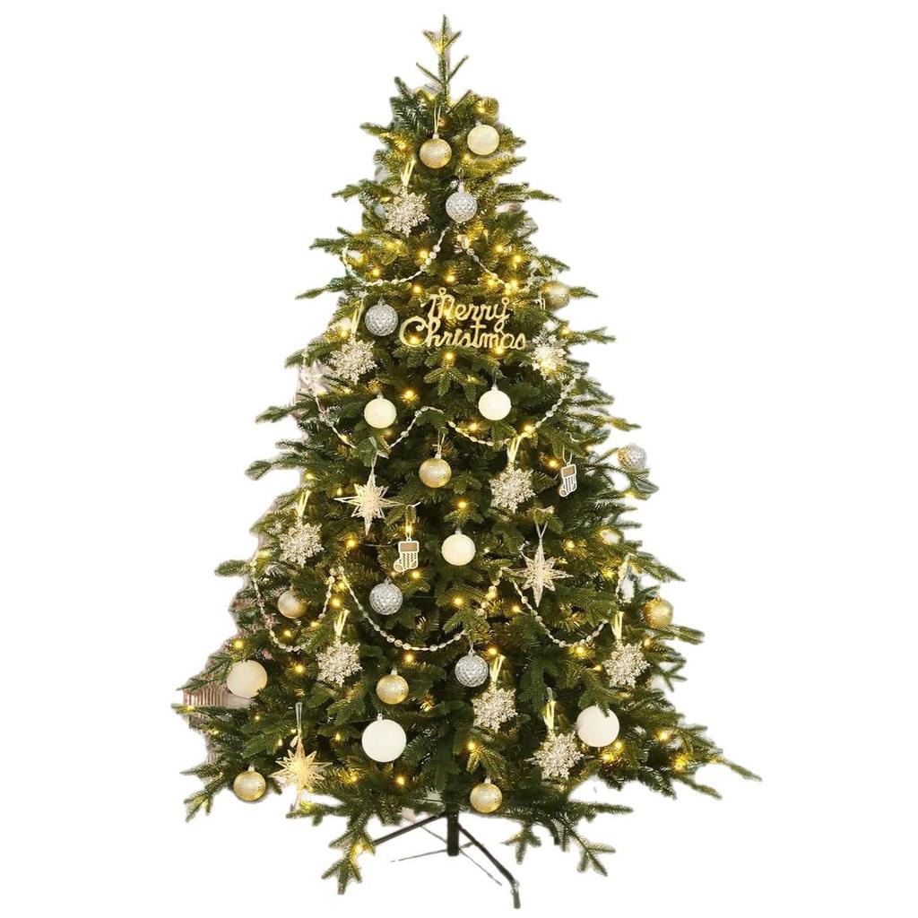 Simple Fresh PE Christmas Tree Set - 1.5/1.8/2.1/3m for Home & Mall