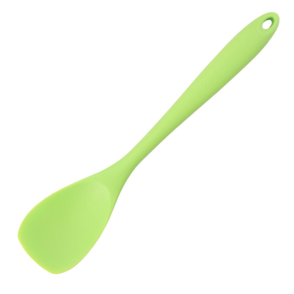 Heat Resistant Kitchen Spatula Silicone Salad Mixing Spoon Baking Tool Duck Tongue Shovel Cream