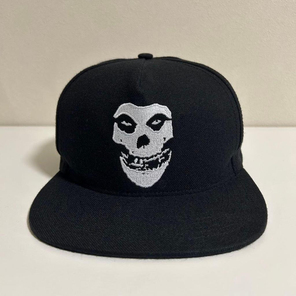 Used Supreme Misfits 5 Panel Cap Black Supreme Misfits Skull Logo Cap Black