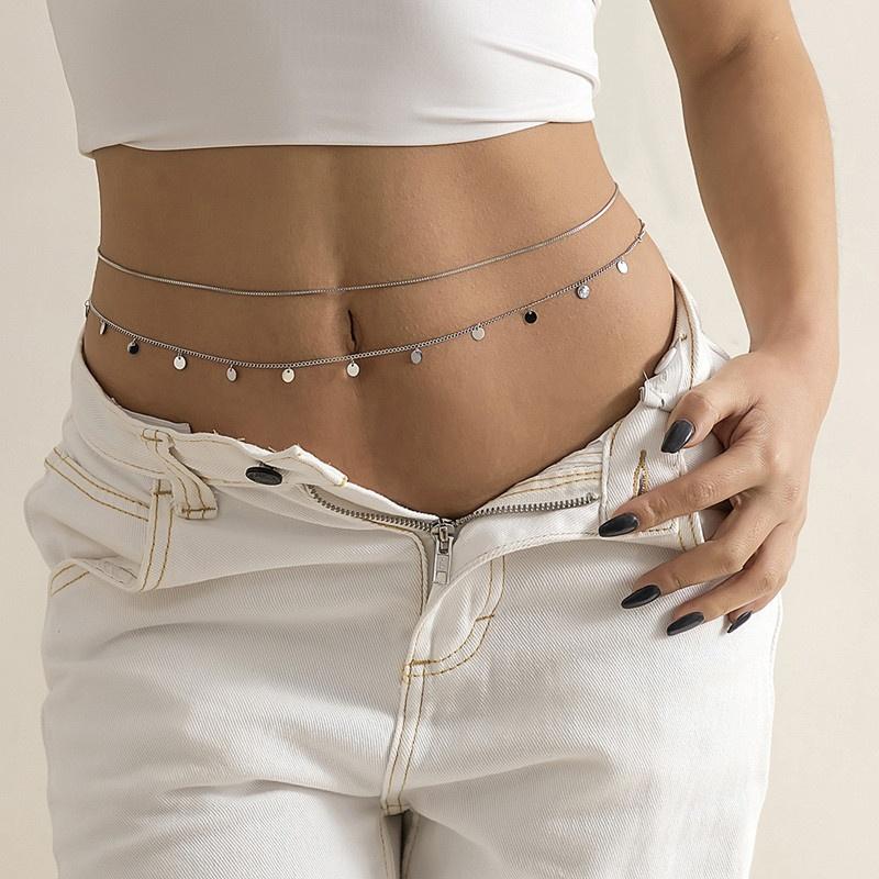 Waist Chain For Women Waterproof 1/2/3 Layers Belly Chains Beach Bikini Waist Body Chain Jewelry Elegance Versatile Acessories