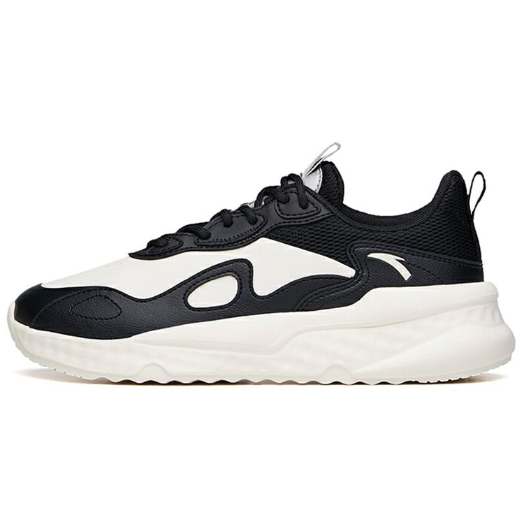 New ANTA Casual Shoes Women's Low top Ivory White/Black 122138862-4