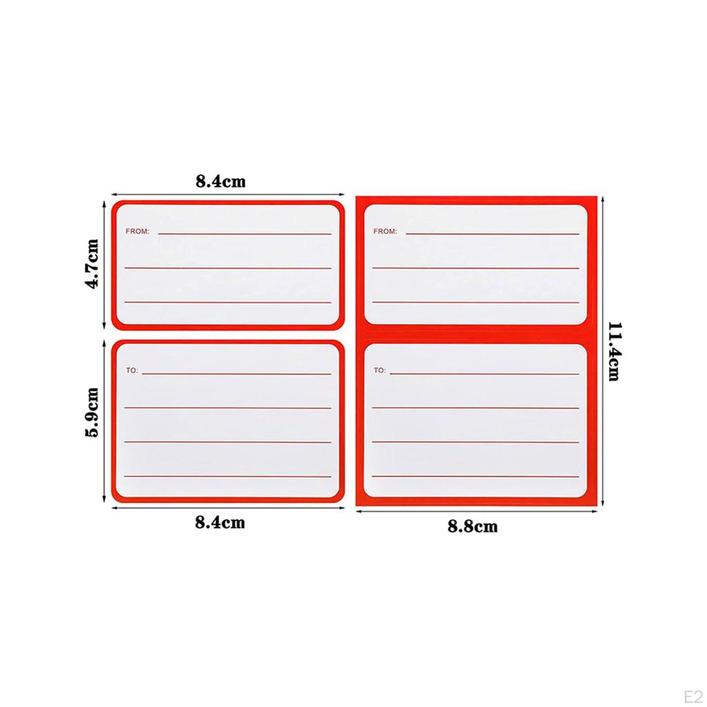 to from Return Address Mailing Labels, to/from Mail Tags Stickers, Handwriting