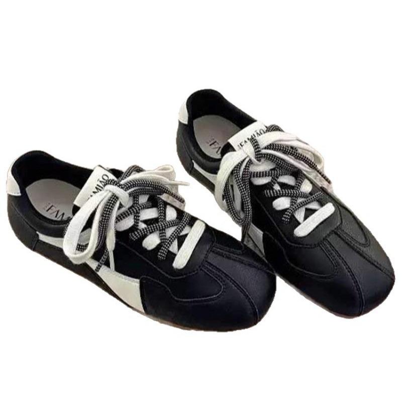 College style retro color matching flat bottom women's new fashion versatile comfortable and lightweight