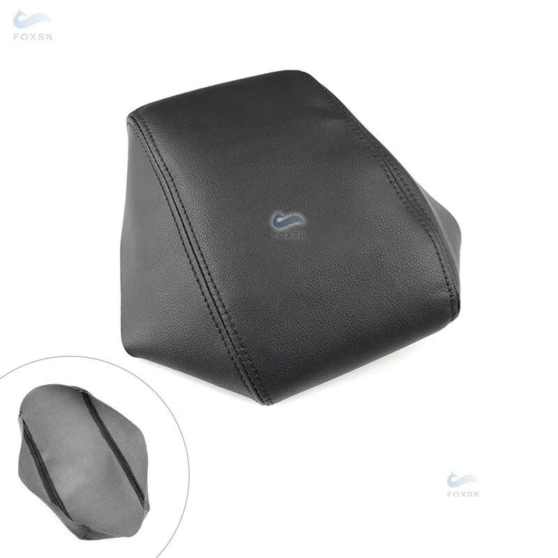 Couverture d'accoudoir central en cuir souple, pour Peugeot 308 2012 2013 2014 2015 2016, couvercle de Console centrale de voiture, couvercle de boîte d'accoudoir, garniture autocollante