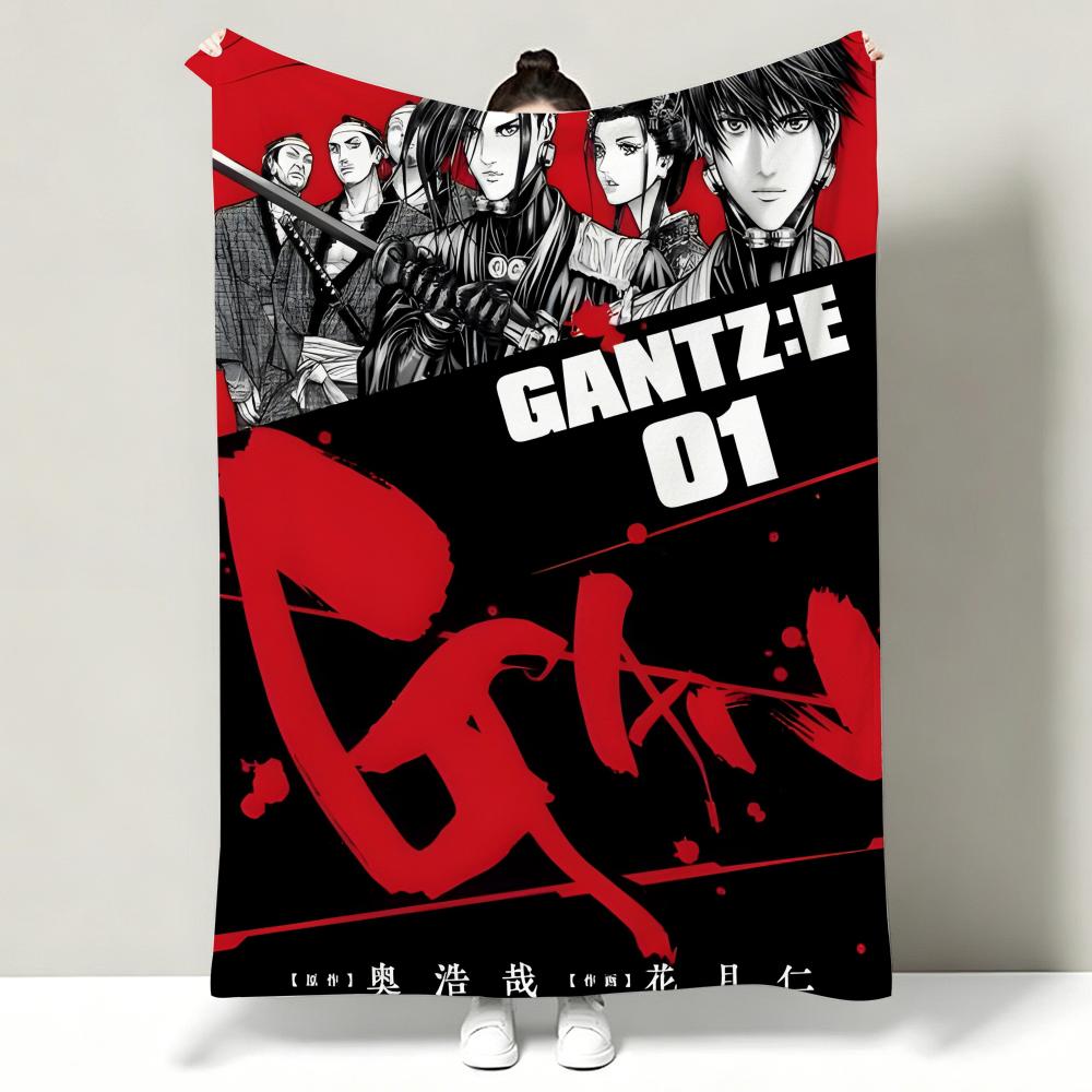 Anime GGANTZ Throw Soft Warm Flannel Throw Blanket Multiuse for Sofa Bed Office Nap
