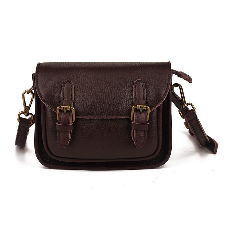 

OEM сумка-мессенджер ретро на плечо мессенджер сумка Кембридж нейтральная кожа маленькая квадратная сумка фабрика кофейный