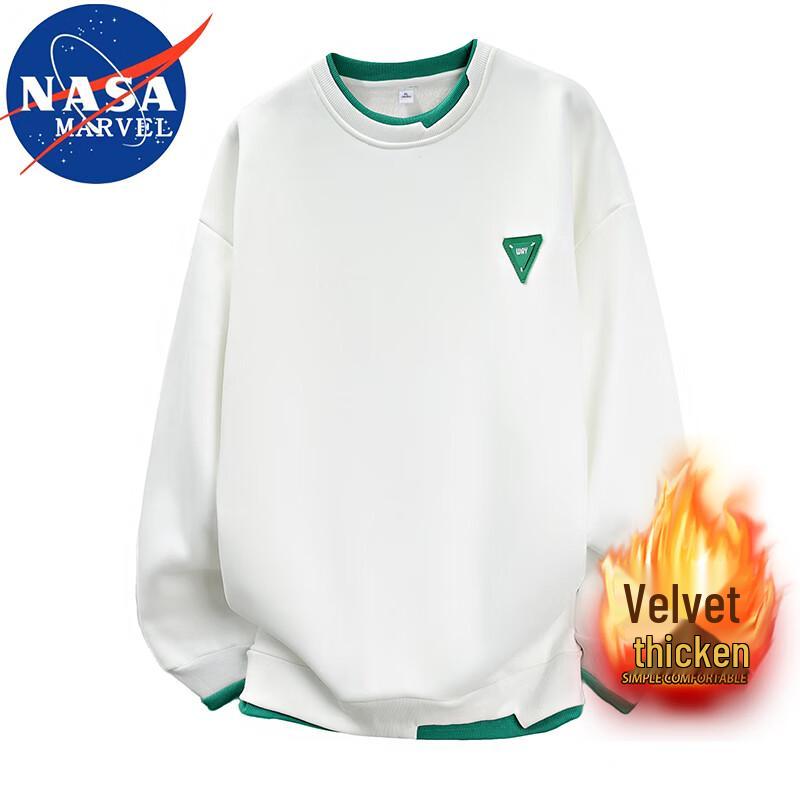 NASA MARVEL Men's Fleece-Lined Layered Sweatshirt