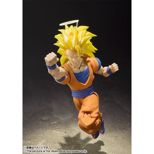 TAMASHII NATIONS S.H.Figuarts Dragon Ball Z Super Saiyan 3 Son Goku (Rerelease Edition) Approximately 155mm PVC & ABS Painted Movable Figure