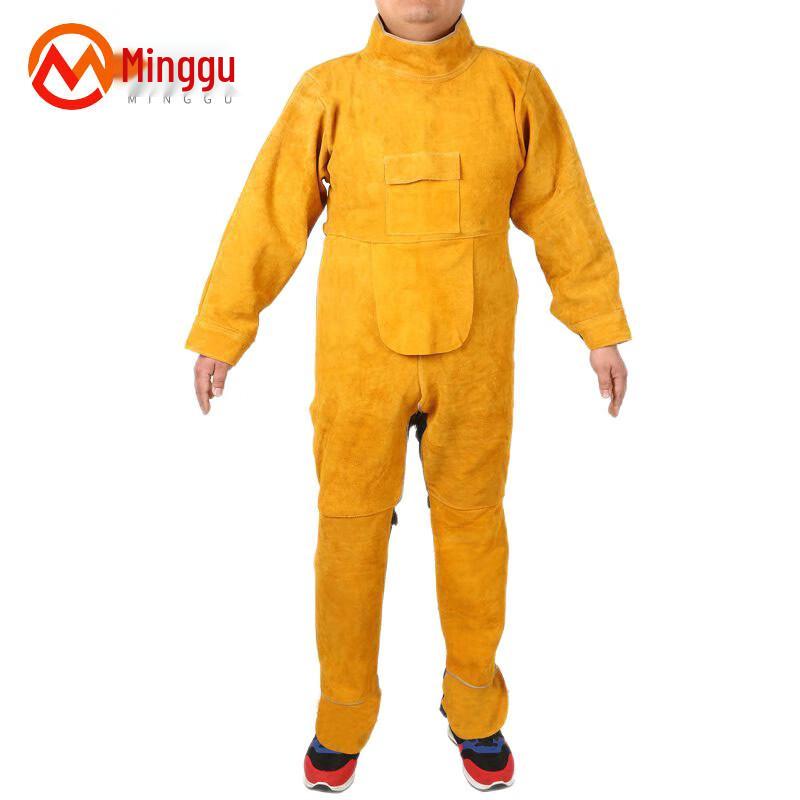 Cowhide Welding Protective Suit