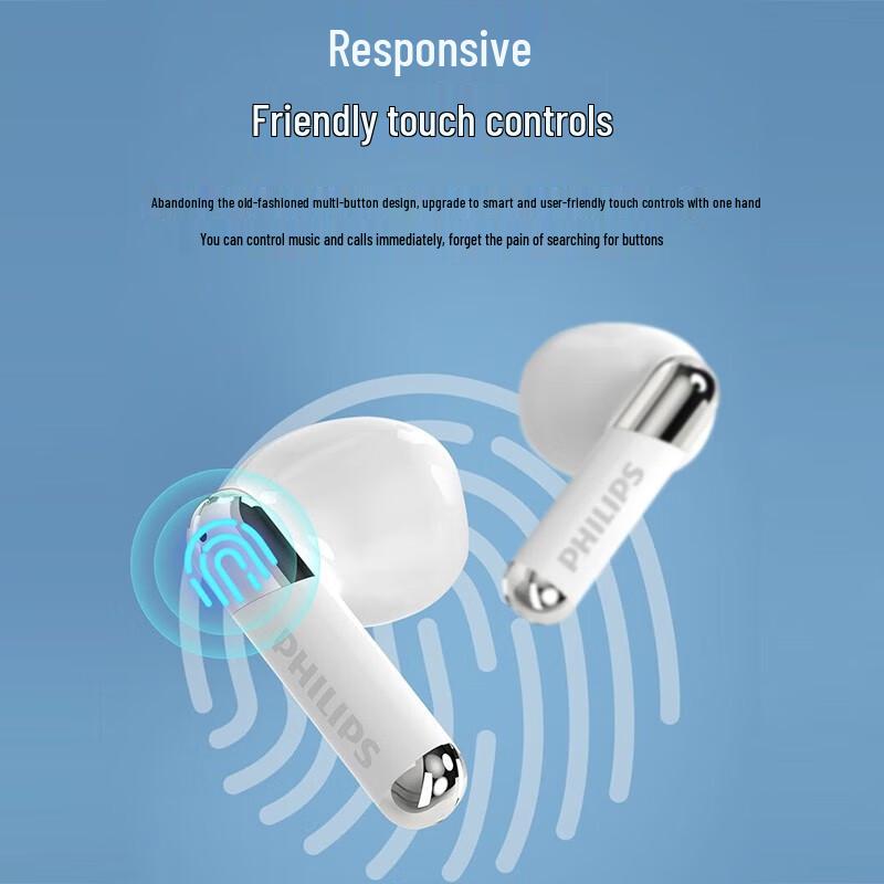 Philips TAT1168 Bluetooth Wireless In-Ear Earphones