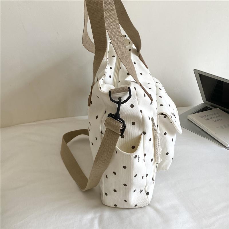 Plátěná taška Tote Bag Dámská Velkokapacitní Taška přes rameno Crossbody Neformální Denní Pracovní Kabelka