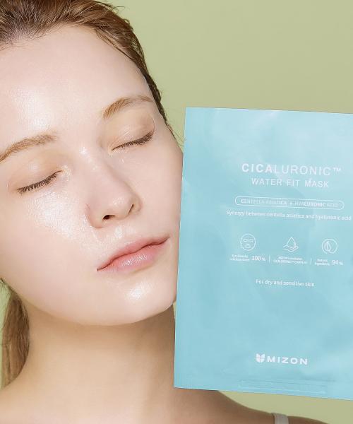 Mizon Cicaruronic Waterfit Hydration Mask 24g 10ea NONE
