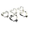 Automotive H7 Headlight Holder Clips Metal Construction For LED Bulb Stability During Vehicle Motion