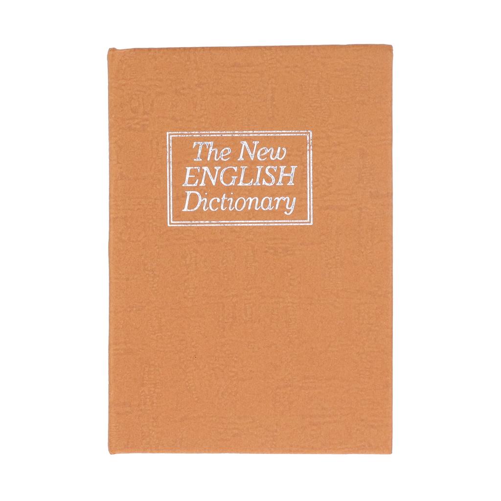 Mini Safe Box Simulation Book Security Money Jewelry Box with Lock Keys for Home Office