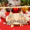 Women's Christmas Tree Holiday Earrings - Cute Long Fashionable Pendant for Celebratory Wear, Durable Material, Holiday Charming Gift