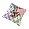 Home Decorations Powerpuff Cartoon Pillowcase Merch Pillow Cover Zippered Multi Size