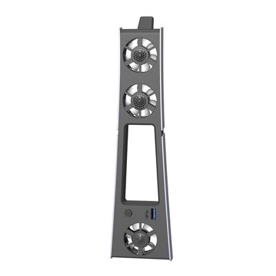 For PS5 Slim Cooling Fan for Playstation 5 Slim Disc Edition/Digital Edition Noise Reduction with USB 3.0 Port with LED Light