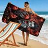 Ryuk Death Note Print Beach Towel, Large Soft Quick Dry Towel for Beach Camping Swimming