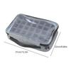 35 Bottle Nail Polish Organizer Case Removable Foam Inserts Unique Compartments Practical Polyester Makeup Storage Bag