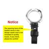 Leather Car Keychain Pendant Key Ring Chain Hanging Men Women Gift Universal Durable Metal Ring Creative Keychain Car Styling