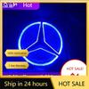 For Mercedes Benz Car Front Grilled Star Emblem LED Illuminated Logo for Mercedes Benz W166 X205 GLS350 400 500 550 AMG/GLS63 Wh