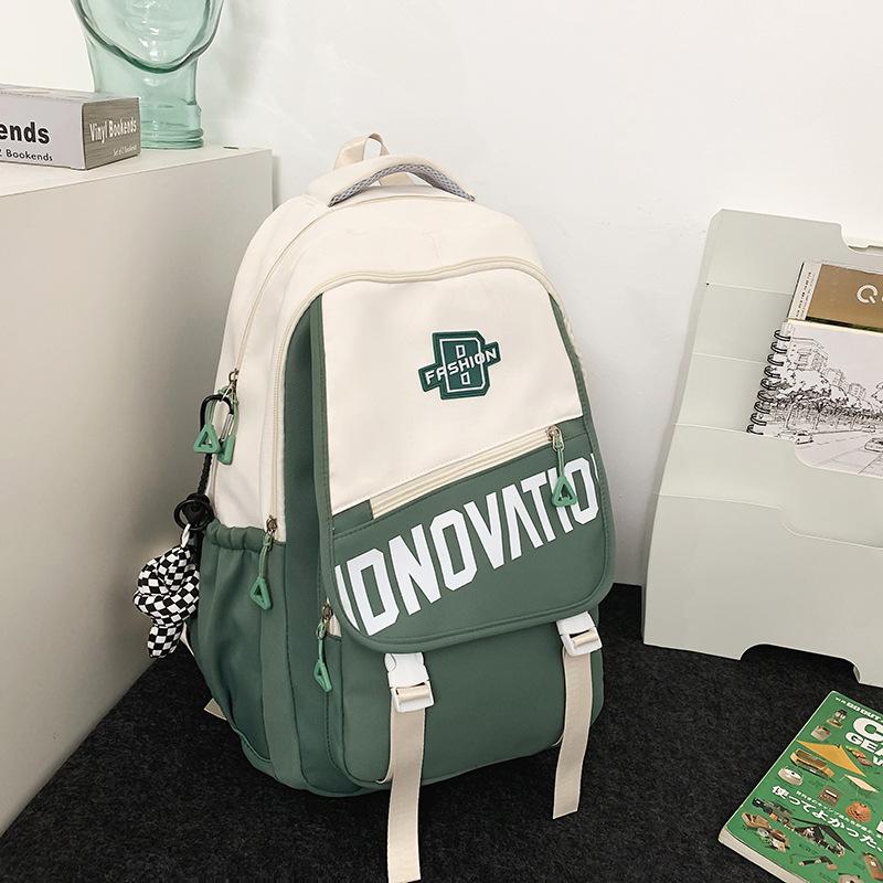 

New Fashion Trend Ins Style Letters Large Capacity Computer Bag Versatile Student Backpack