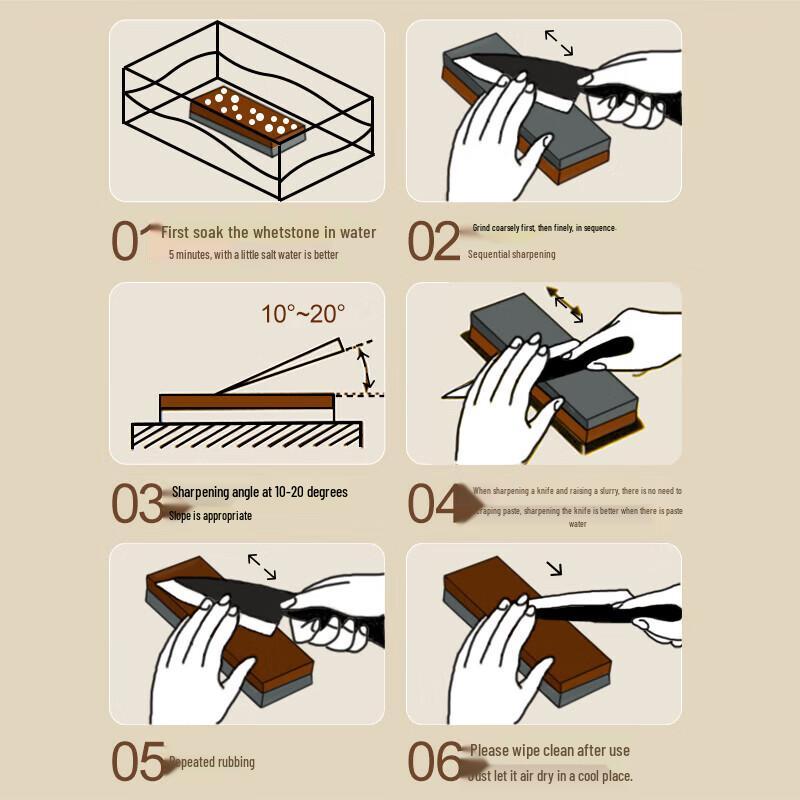 Wang Mazi Double-Sided Sharpening Stone