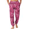 Men's Drawstring Pocket Cuffed Casual Pants Home Sleep Pants